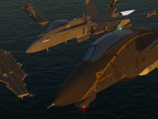 Aircraft Carrier Jets˸ F-14の画像