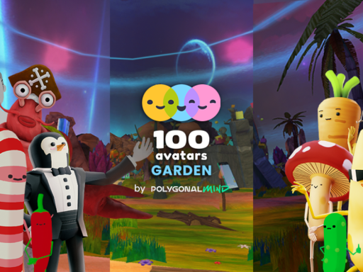 100Avatars Garden - Polygonal Mindの画像