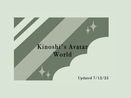 Kinoshi's Avatar Worldの画像