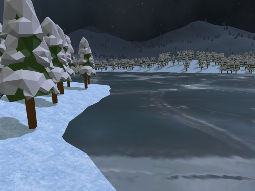 Ice Skating at Nightの画像