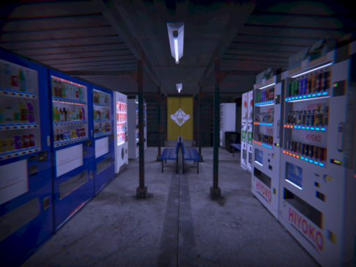 vending machine shedの画像