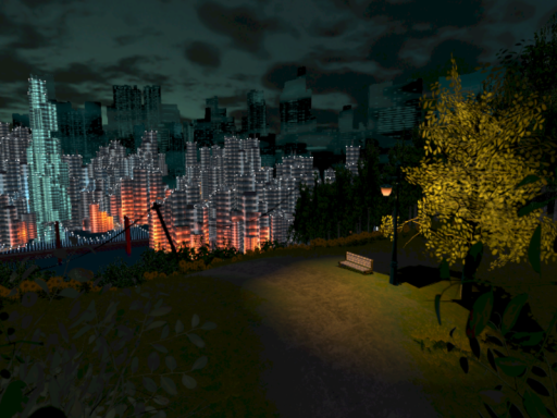 夜影の陽光の画像